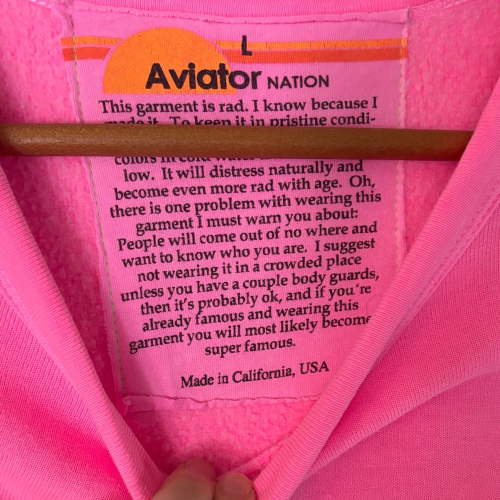 Aviator Nation Crewneck Sweatshirt - Picture 3 of 4